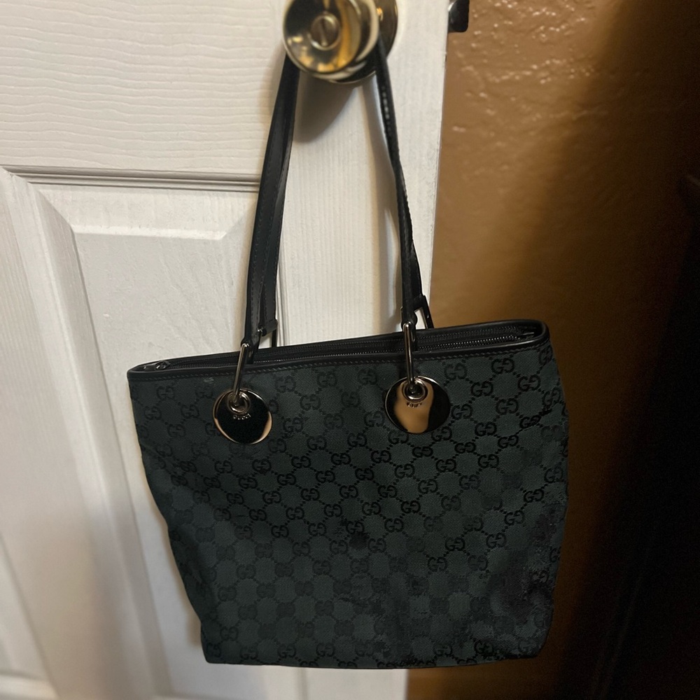 Authentic Vintage Gucci Eclipse Monogram Tote - image 5